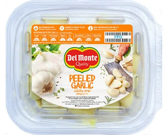 Del Monte Peeled Garlic 250g
